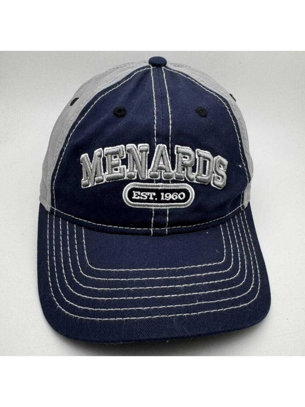 Menards Est. 1960 "Dedicated to Service & Quality" Adjustable Baseball Cap Hat